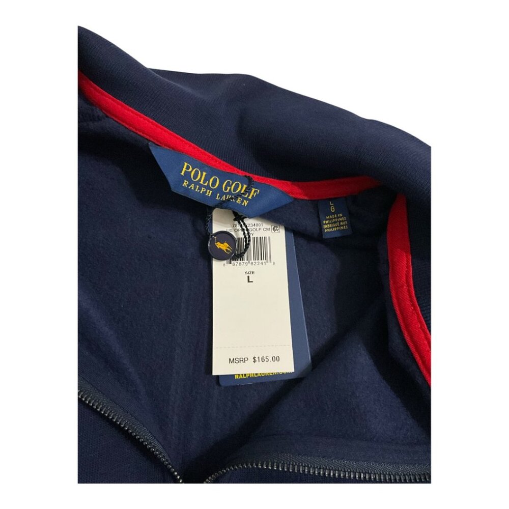 Polo Ralph Lauren 2020 U.S. Open 1/4 Zip Navy Sport Pullover Men’s L NWT $165 MS - Picture 6 of 10